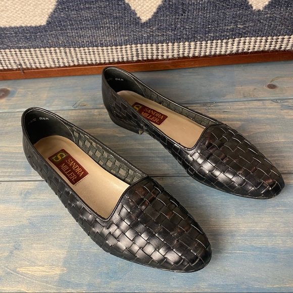 Vintage Sandra Miller Leather Flats - Picture 1 of 11